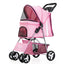 Pet Stroller with Sunroof -Foldable, lightweight, Single Handed, size S M L