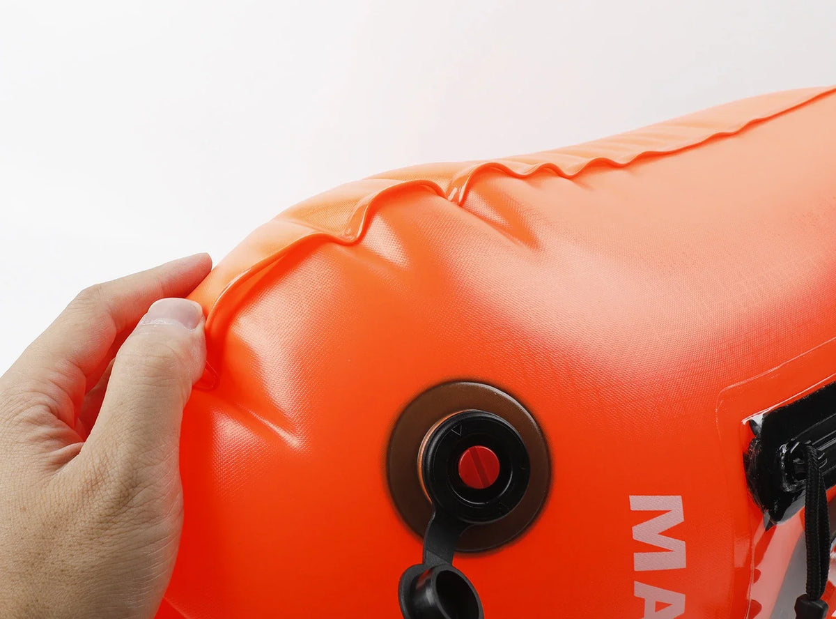 Outdoor Swimming Buoy Swim Float Dry Bag with Waist Belt Waterproof PVC Storage Bag Touch Screen for Water Sports