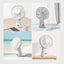 XIAOMI MIJIA Desktop Mobile Fan，Desktop Handheld Two In One，Universal Type-C Charging Port，18.5 - Hour Ultra - Long Battery Life