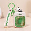 Portable Keychain Fan for Travel Small Cooling Mini Fans Rechargeable Cute Panda Travel Fan Handheld Fan Gift