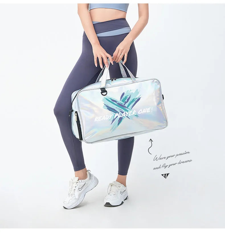 Swimming Bag Wet Dry Separation Large Capacity Storage Bags Fitness Beach Yoga Travel Waterproof Portable Handbag Shoulder Bag