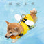 Summer Animal Shaped Bee Dog Life Jacket, Medium-sized Small Dog Universal Dog Swimsuit, Pet Buoyancy Jacket
