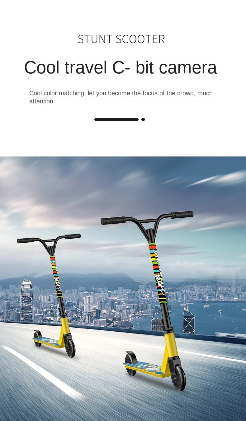 Stunt Scooter Stuntscooter Stund Scooter Patinete Para Hacer Trucos Mainland China None Youngsters