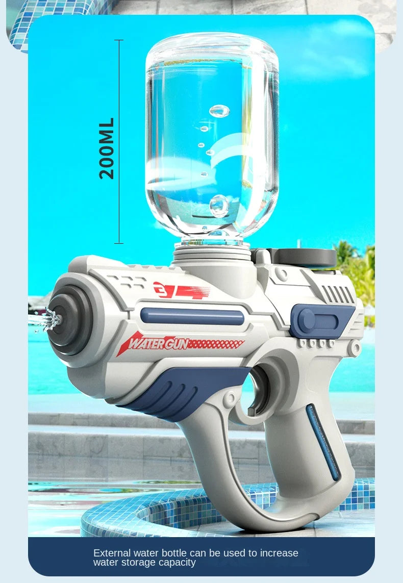 Electric Automatic Water Gun Children High-pressure Outdoor Beach Large-capacity Swimming Pool Summer Toy for Children Boy Gifts