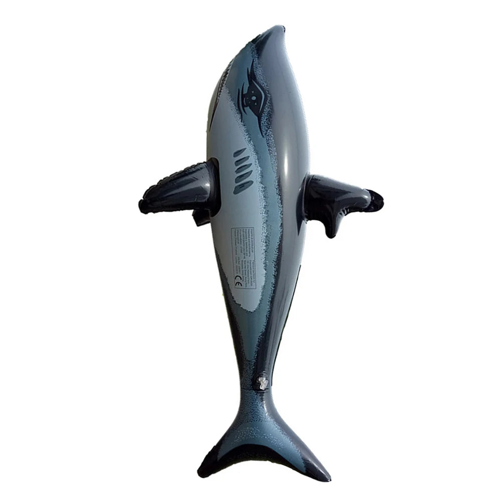 Floating Shark Float Toy Kids Adults Inflatable Water Swimming Pool Simulation Whale Fish Animals Toys Pool Playing With Water