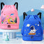 Kids Swimming Backpack Children Dry Wet Sports Gym Fitness Bag Waterproof Beach Shoulder Rucksack  Cartoon Travel Duffel Pack