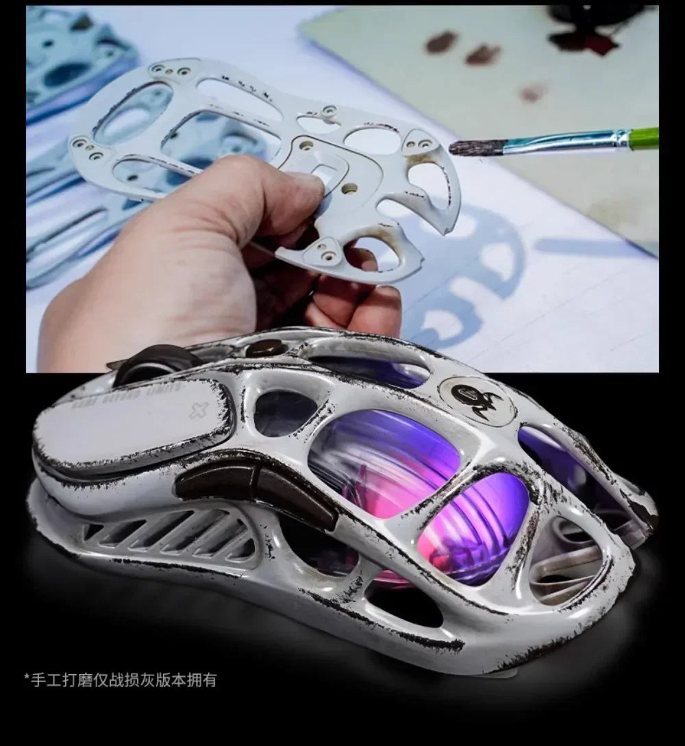 Gravastar M1/M2/Mercury X Pro Mouse Wireless Three Mode Magnesium Alloy Lightweight RGB Hollow Customized E-sports Gamer Mice