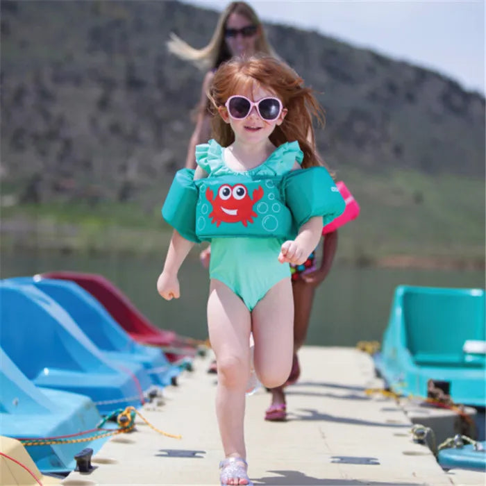 Baby Float Arm Sleeve Floating Ring Safe Life Jacket Buoyancy Vest Kid Swimming Equipment Armbands Swim Foam Pool Toys Life Vest