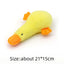 Dog Plush Sound Toys Yellow Duck Puppy Squeaky Interactive Stuffed Toy Bite Chewing Rattle Pet Supplies For Indestructible Dogs