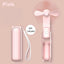 2000mAh Power Bank 3 Gears Portable Fan Super Mini Handheld Fan USB Rechargeable Fan Foldable Hand Held Small Pocket Fan