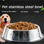 Stainless Steel Pet Bowls for Dogs and Cats - 6 Sizes (XS to XXL) - Feeding and Water Dishes