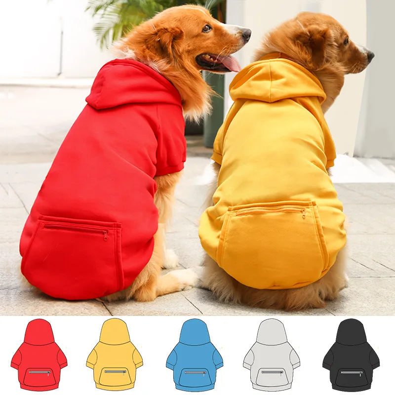 Reversible Plaid Dog Winter Coat - Cold Weather Vest for Small, Medium & Large Dogs