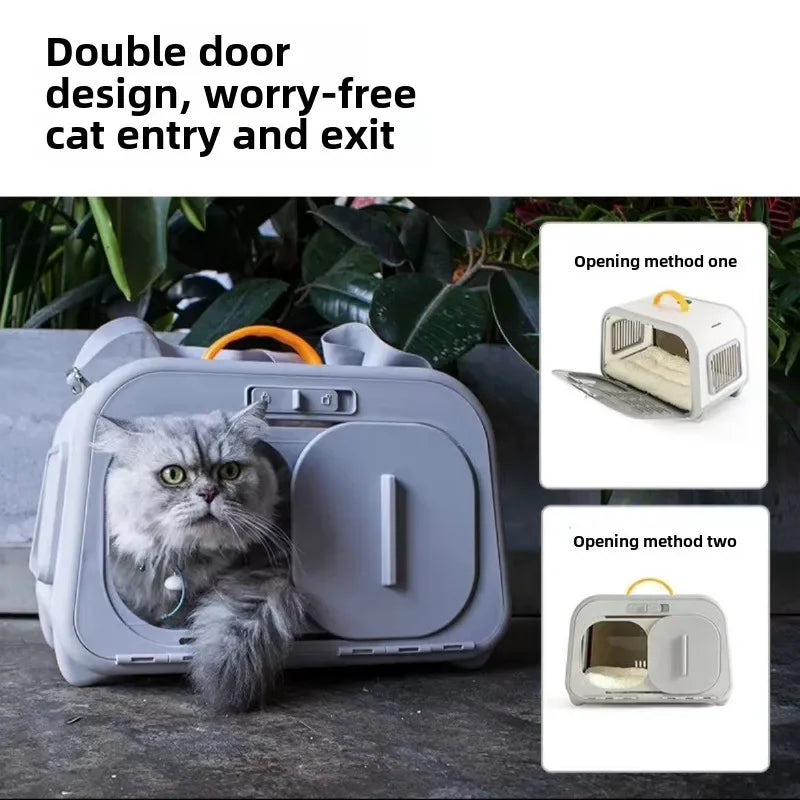 High Appearance Level Cat Bag Portable Stress Proof Large Capacity Capsule Cat Carrier Pet Small Dog Bag Cat Backpack Carrier