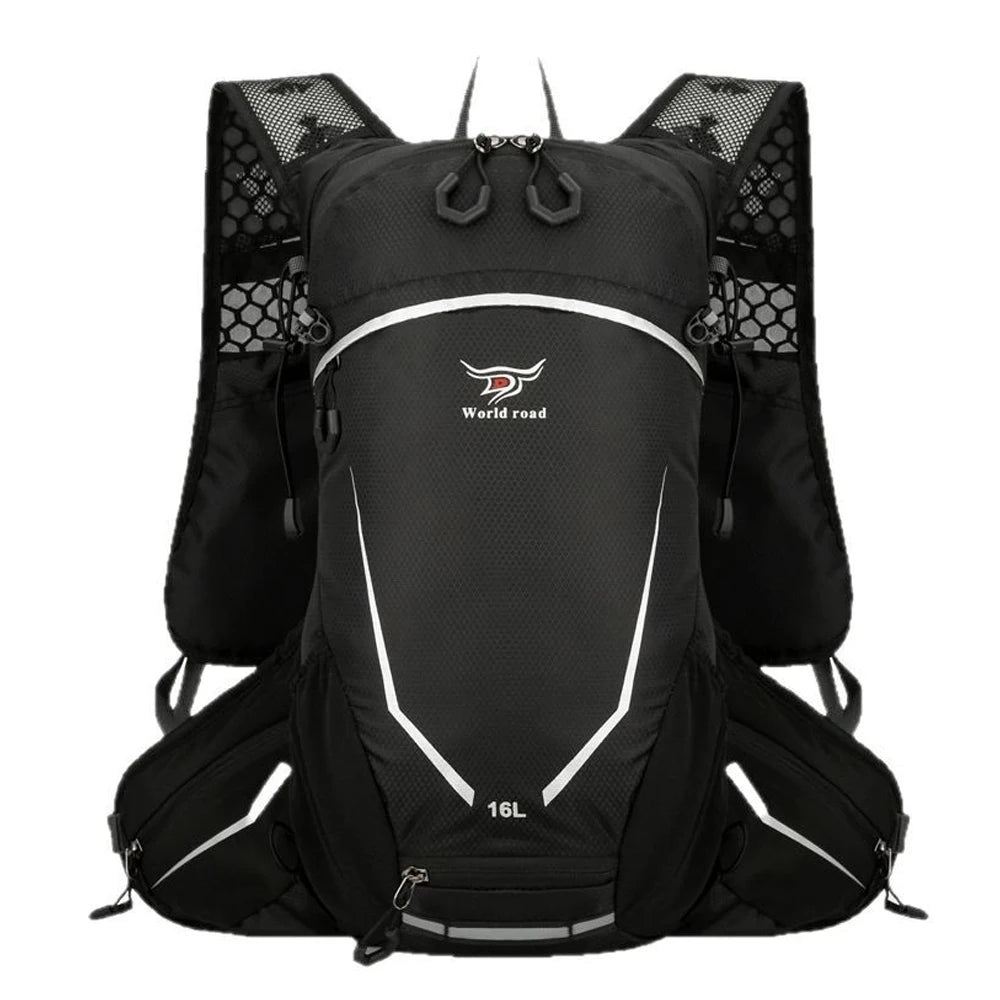16L Lightweight Hiking Backpack for Men & Women, Water-Resistant Daypack with Rain Cover, Anti-Theft Travel Backpack for Camping