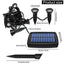 10-in-1 solar floor lamp outdoor waterproof solar garden lamp walkway, driveway decorative landscape lighting