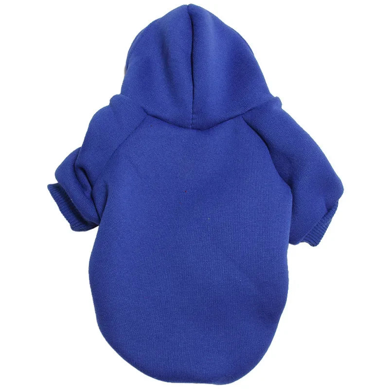 Solid Dog Jacket Coat Hoodies Sweatshirt  pet Clothes for Samll Medium Large Dogs Labrador French Bulldog Yorkshire Outfit S-9XL