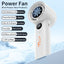 Xiaomi New Handheld Fan 100 Wind Speeds Adjustable USB Charging Mini Digital Display Large Wind Turbine Leafless Electric Fan