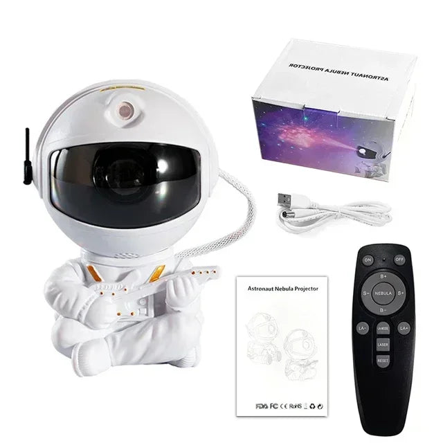Astronaut Sky Projection Light Full of Stars Atmosphere Light Small Night Light Astronaut Decoration Nebula Light