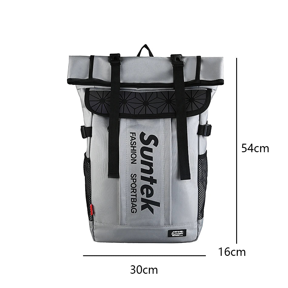 Youth Holographic Reflection Backpacks Fashion Urban Man Backpack Trend Brand Men's Travel Backpack Large Capacity School Bags