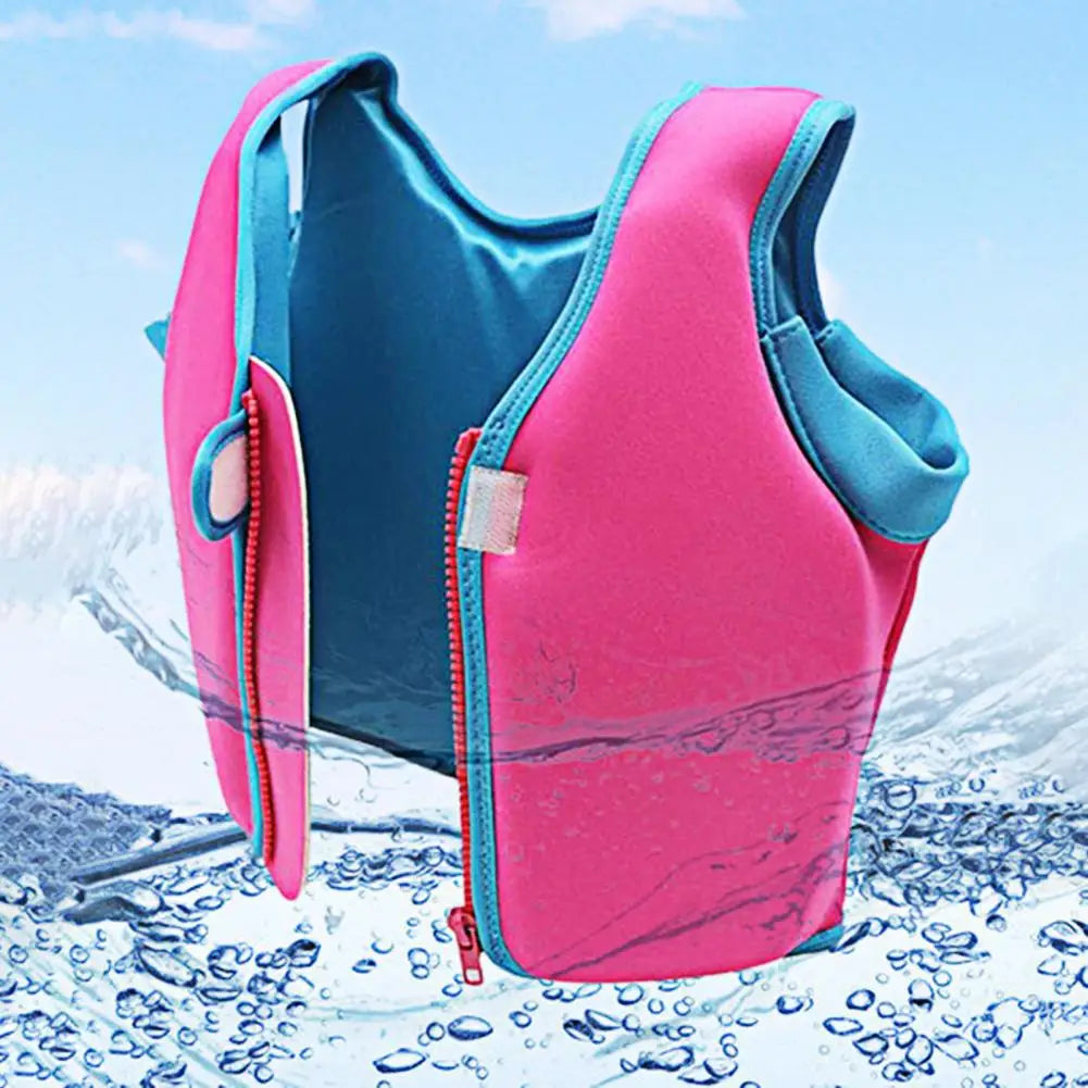 Kids Swim Vest Toddler Buoyancy Jacket Swimming Aid for Pool Adjustable Pool Floats Life Jackets for Boys Girls Aged 1-10 Years