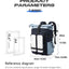 Tigernu School Backpack Bags For Women For Men Knapsack Nylon Backpacks Lady Bags Schoolbag Travel Backpack Male Korean Backpack