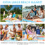 Beach Blanket Picnic Mat 210x200cm Waterproof Sandproof Portable Outdoor Sports Travel Hiking Camping Blanket