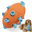Pet Football Chew Toy, Dog Ball Sniffing Hidden Food Toy, Durable for Small, Medium and Large Dogs