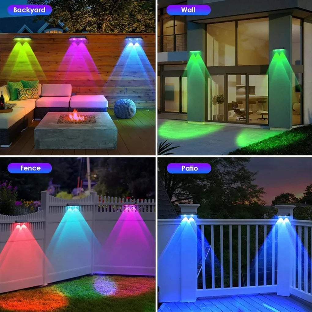 Solar Powered Wall Light For Driveways And Exterior Walls Solar Fence Light Solar Wall Light Outdoor