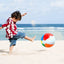PVC Inflatable Beach Ball Swimming Pool Toy 40cm Big Rainbow Beach Ball 30cm Colourful Inflatable Pool Ball Kids