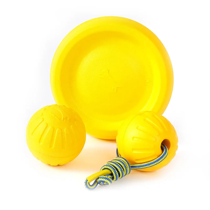 Hot-selling Dog Training Pet Ball Biting Pull Ring Pet Toy Frisbee EVA Foam Bite-resistant Dog Toy