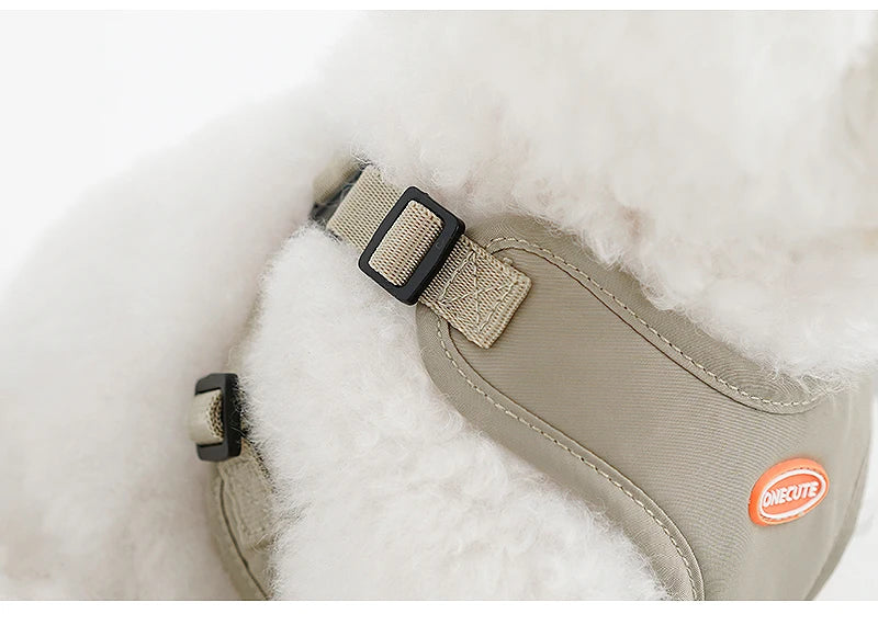 ONECUTE Handsfree Pet Dog Puppy  Harness  with Adjustable Traction Rope  Cat Breathable and Not Tight