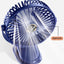 1800mAh Clip Electric Fan 5 Speed Quiet Rechargeable Desktop Portable Air Circulator Wireless Fan with LED Light Camping Fans