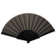 Portable Folding Fan Plain Plastic Cloth Hand Fan Chinese Elegant Fabric Hand Fan for Weddings Travel Party Dancing Cosplay