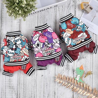 Windproof Dog Costume Cute Autumn Snow Winter Soft Warm Pet Coat Overall Down Parkas For Little Small Puppy Animal Drop Shipping