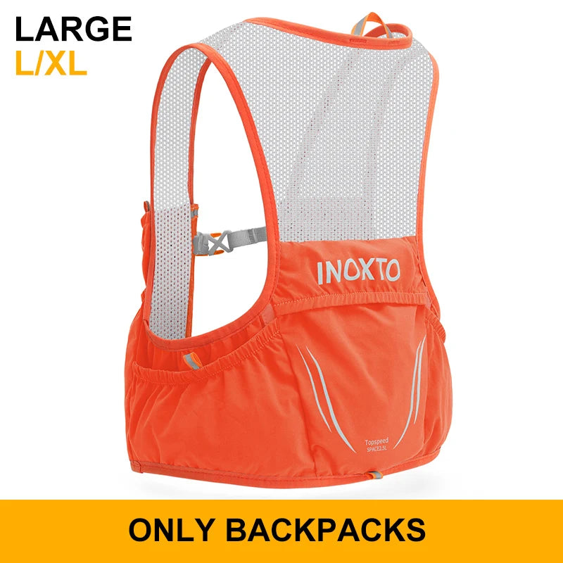 INOXTO 2022 new lightweight running backpack moisturizing vest suitable for bicycle marathon hiking ultra-light portable 2.5L