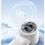 New Portable Foldable Handheld Fan 100 Speed with LED Digital Display 2000mAh Multi-angle Adjustable Turbo Fan for Home Outdoor
