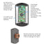 5inch/8inch Rechargeable Battery Operated Clip on Fan, USB & Type-C Charging, 4 Speeds Adjustable Portable Desktop Fan