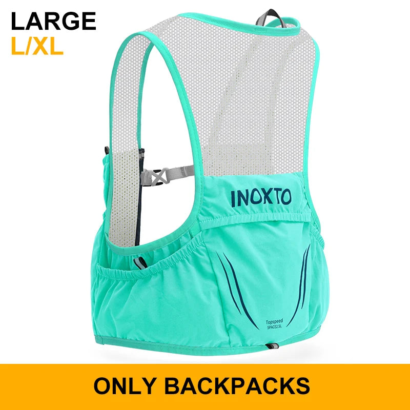 INOXTO 2022 new lightweight running backpack moisturizing vest suitable for bicycle marathon hiking ultra-light portable 2.5L