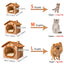 Foldable Sleeping Pet House Removable Washable Cat Cube Hide House Puppy Cave Sofa Pet Bed House for Small Dogs Medium Cats