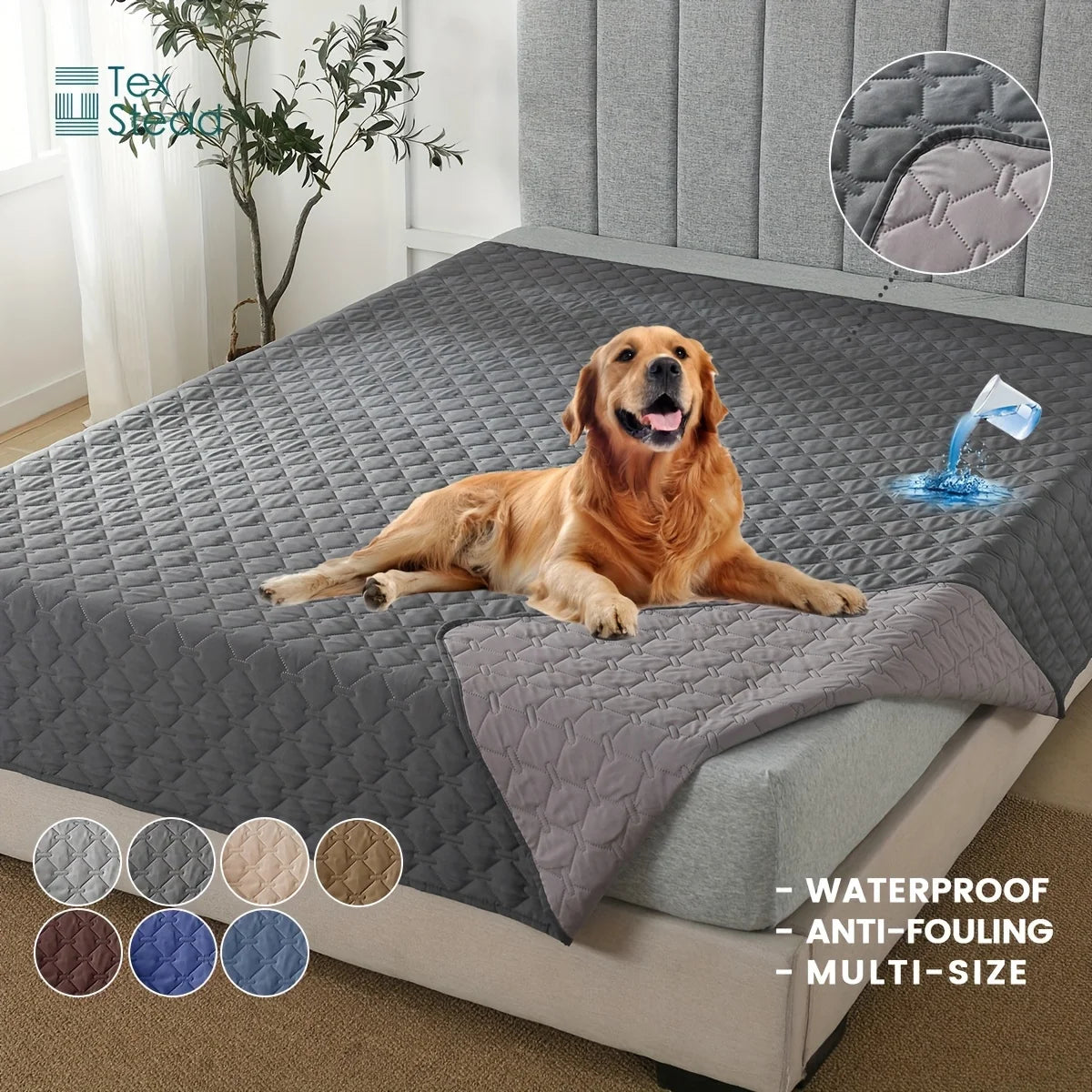 Double-Sided Waterproof Bed Cover