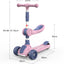Cycling City 2-12 Years Old Children's Scooter Foldable Scooter With Music Light 3-wheel Scooter 4-speed Adjustable Balance Car