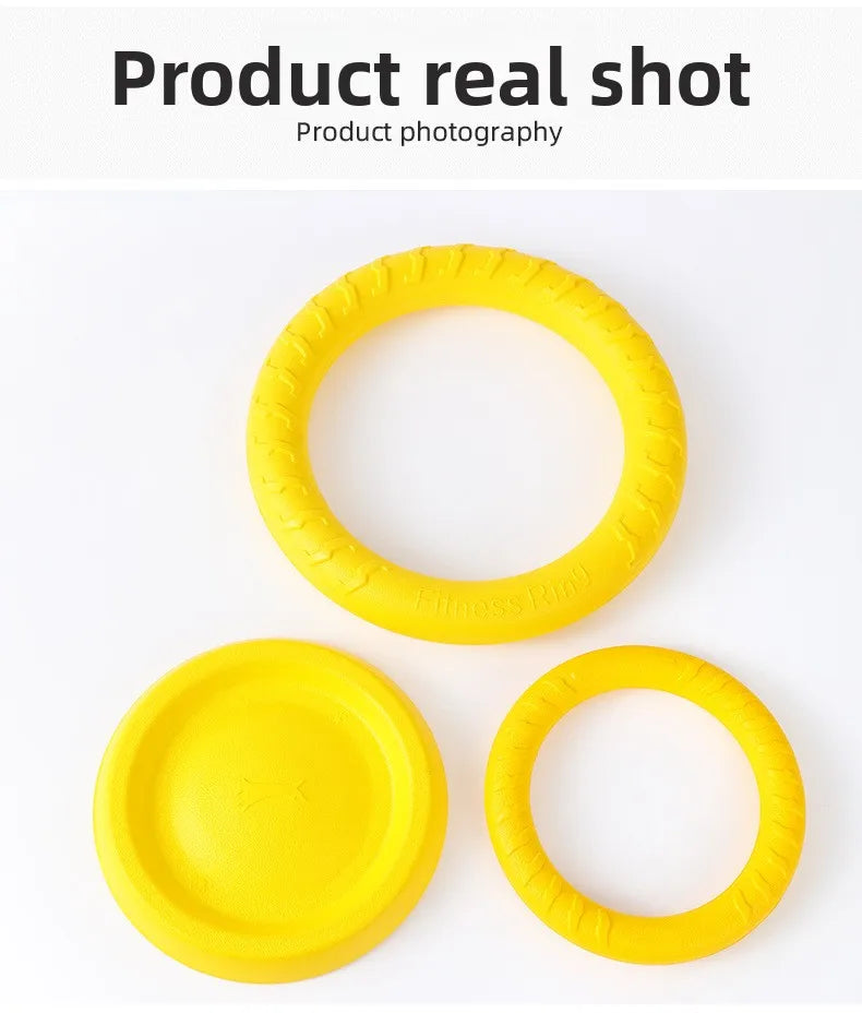 Hot-selling Dog Training Pet Ball Biting Pull Ring Pet Toy Frisbee EVA Foam Bite-resistant Dog Toy