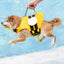 Summer Animal Shaped Bee Dog Life Jacket, Medium-sized Small Dog Universal Dog Swimsuit, Pet Buoyancy Jacket