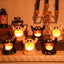 2024 New Halloween Ghost Lamp With LED Flameless Candles Decorative Halloween Party Ghosts Horror Atmosphere Props Decoration