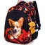 Orthopedic School Bags For Girls Cartoon Cat 3D Folded Backpacks Girl Waterproof Children School Bag Kids Mochila Escolar