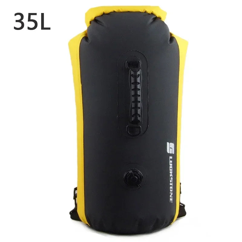 25L 35L 60L Waterproof Swimming Bag 2023 Inflatable Snorkeling Rafting Drifting Diving Dry Bag Backpack Stuff Sack