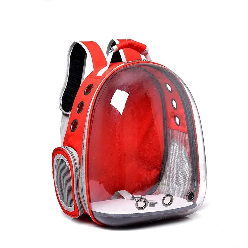 Airline Approved Pet Backpack - Transparent Space Capsule