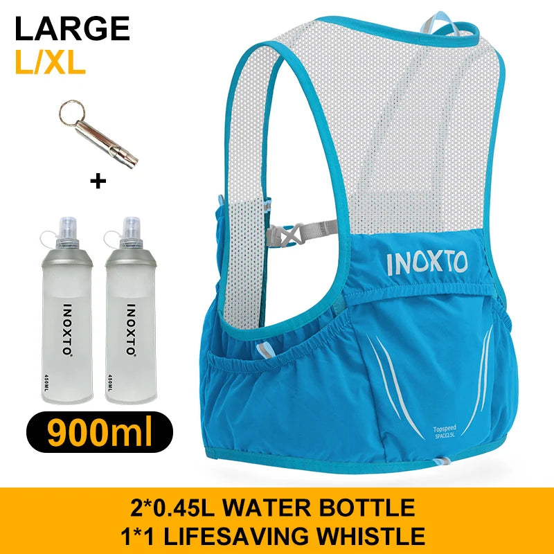 INOXTO 2022 new lightweight running backpack moisturizing vest suitable for bicycle marathon hiking ultra-light portable 2.5L