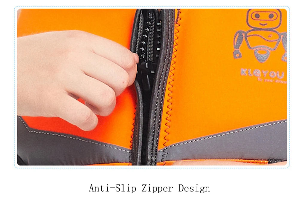 Children's Neoprene Buoyancy Vest, Professional Swimming Life Vest, Portable Lightweight, Rafting Safety Jacket,