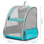 Outdoor Travel Pet Carrier Backpack - Breathable Vented Mesh Bag Suitable for Small Dogs, and Other Pets